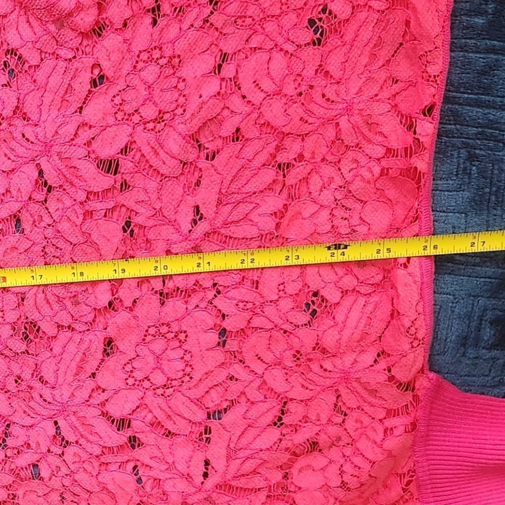 Valentino Pink Lace Blouse - Picture 12 of 14